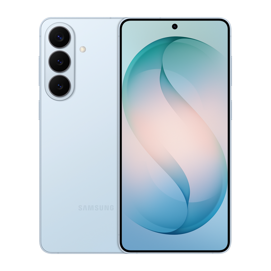 Смартфон Samsung Galaxy S26+ в цвете Sky Blue