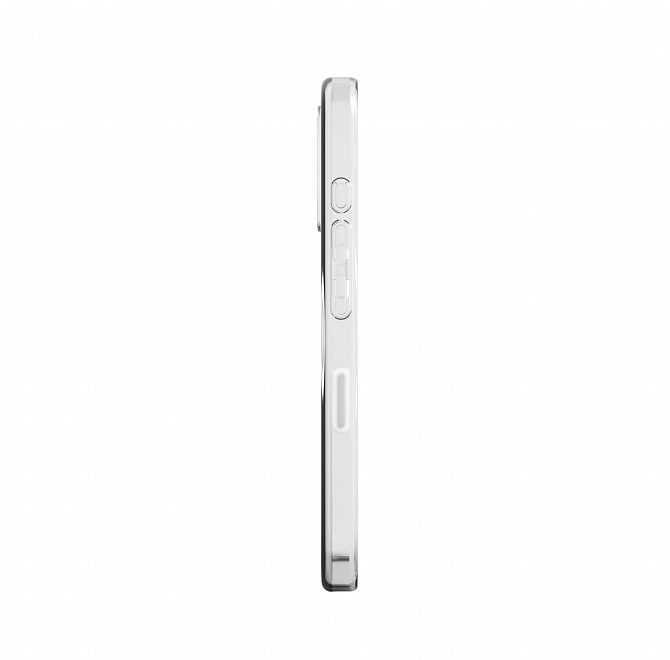 Чехол Magssory для iPhone 17, поликарбонат, с магнитами, с MagSafe, Прозрачный