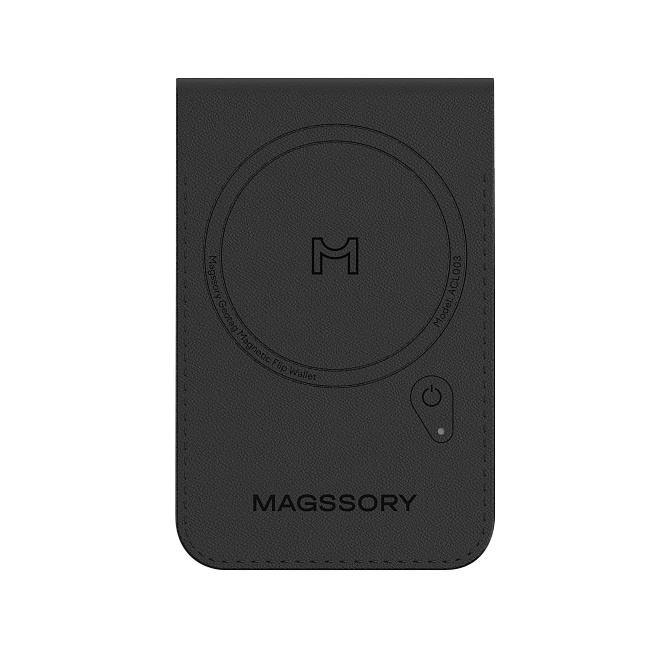 Кошелек-кардхолдер Magssory Geotag Magnetic Flip Wallet, совместимый с MagSafe и Find My, ACL003, миднайт, Миднайт