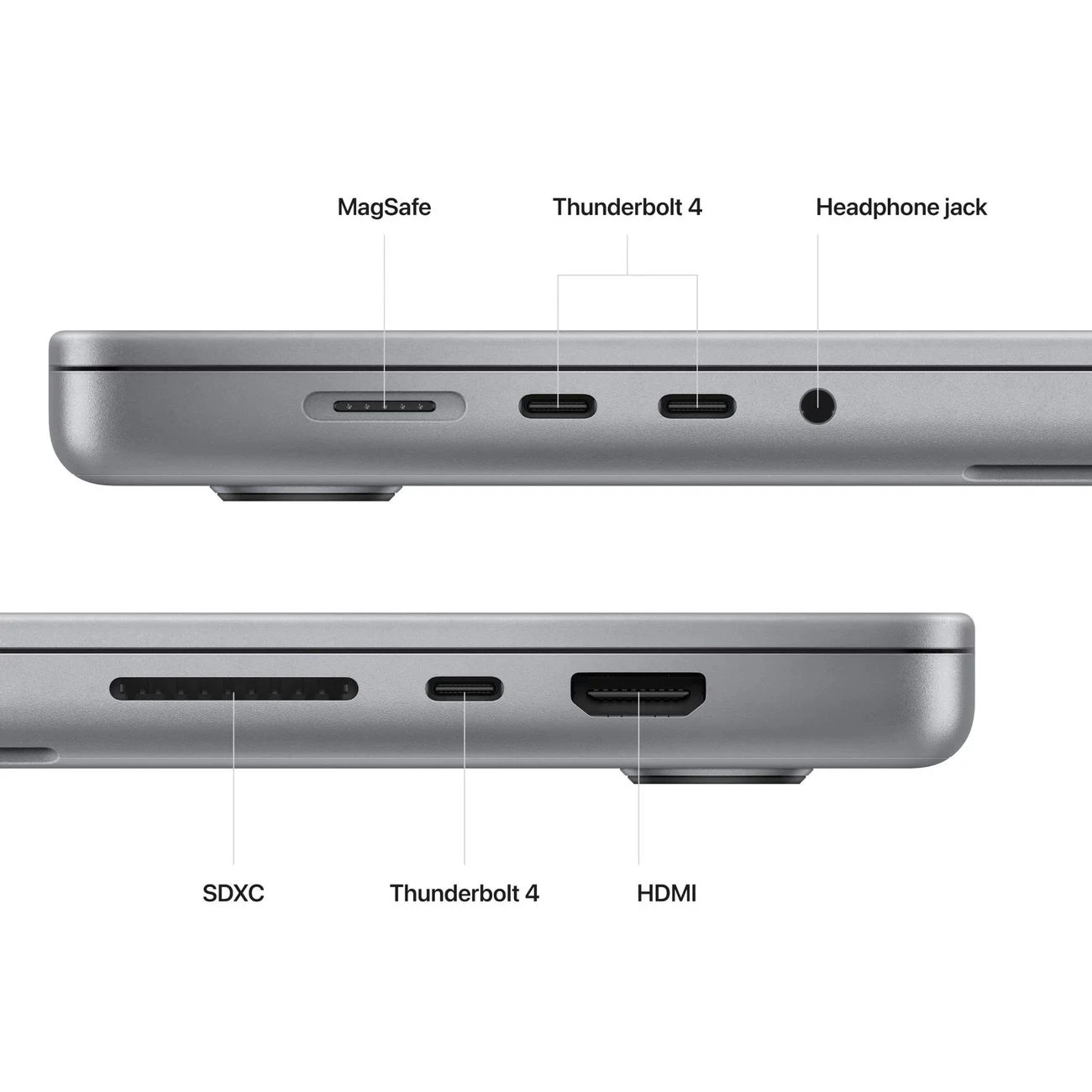 Ноутбук Apple MacBook Pro 16" (M2 Pro, 16 Gb, 1Tb SSD) Серый космос (MNW93)