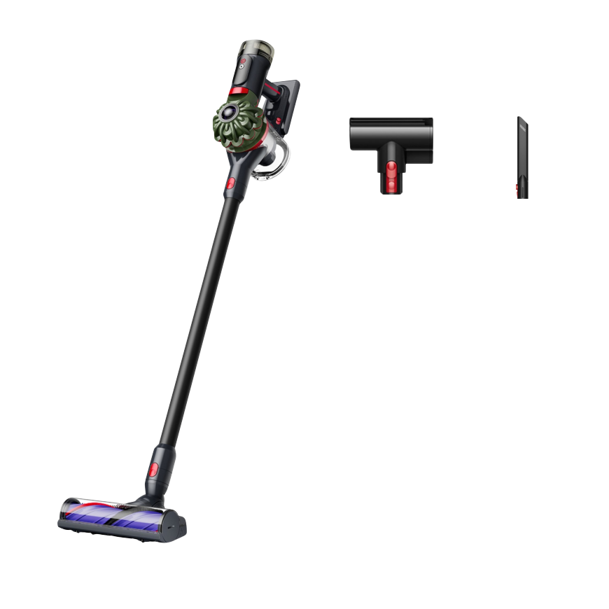 Беспроводной вертикальный пылесос Dyson V8 Cyclone (Black/Green) (2025)