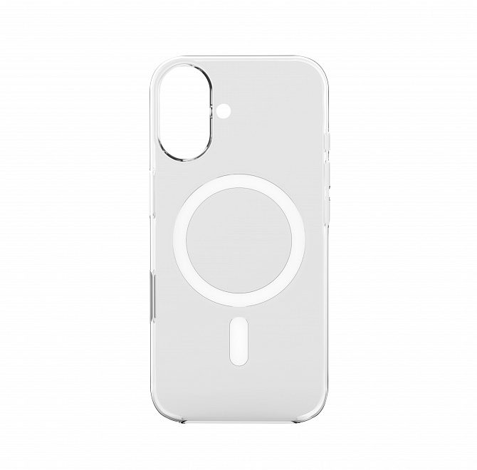 Чехол Magssory для iPhone 17, поликарбонат, с магнитами, с MagSafe, Прозрачный