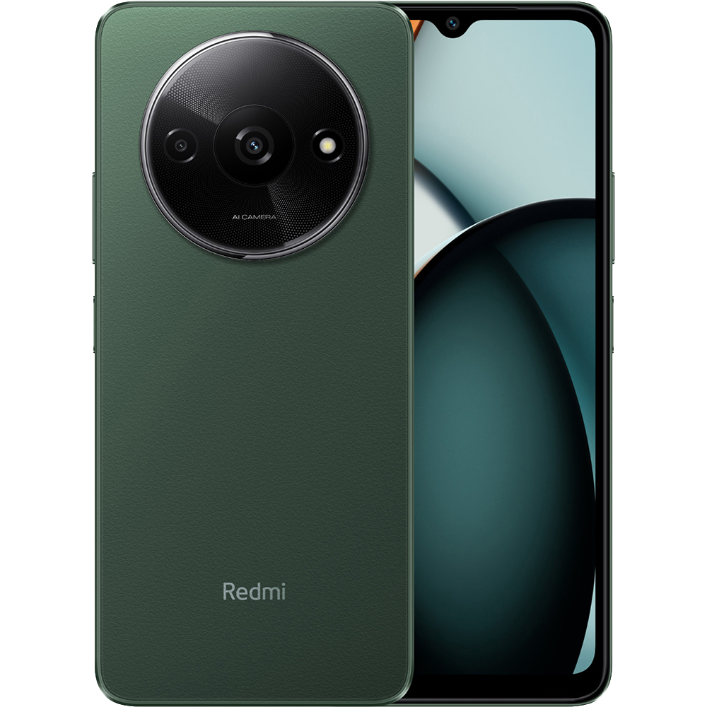 Смартфон Xiaomi Redmi A3 4 ГБ + 128 ГБ («Зелёный лес» | Forest Green) (версия Global)