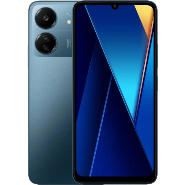 Смартфон Xiaomi POCO C65 6 ГБ + 128 ГБ (Синий | Blue) (версия Global)