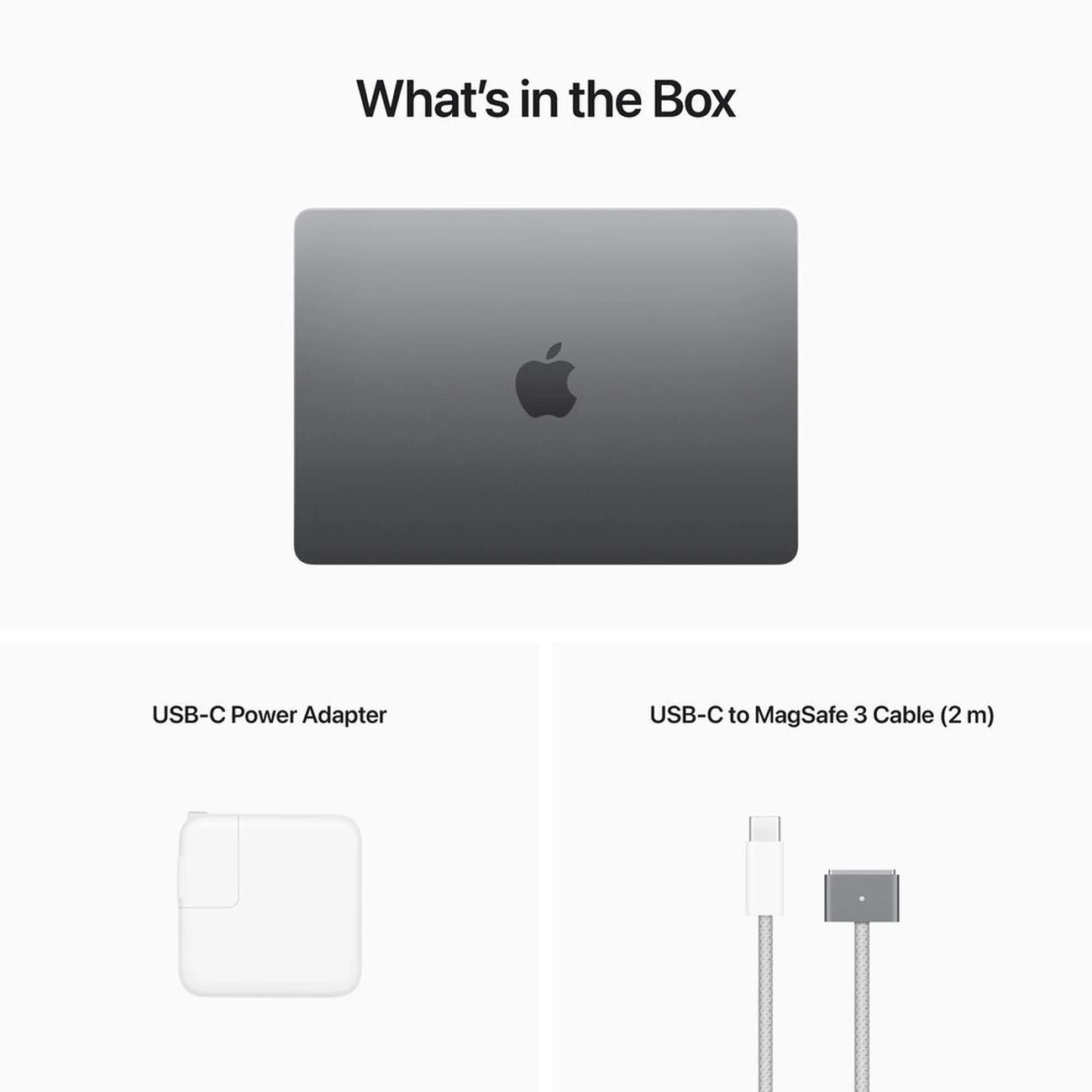 Ноутбук Apple MacBook Air 13.6" (M2, 8 Gb, 512 Gb SSD) Серый космос (MLXX3)