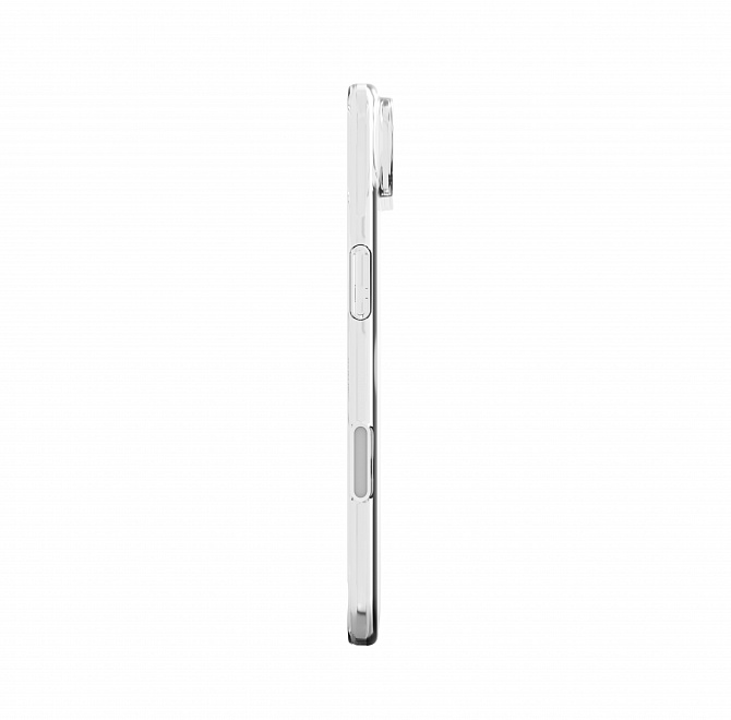Чехол Magssory для iPhone 17 Air, поликарбонат, с магнитами, с MagSafe, Прозрачный