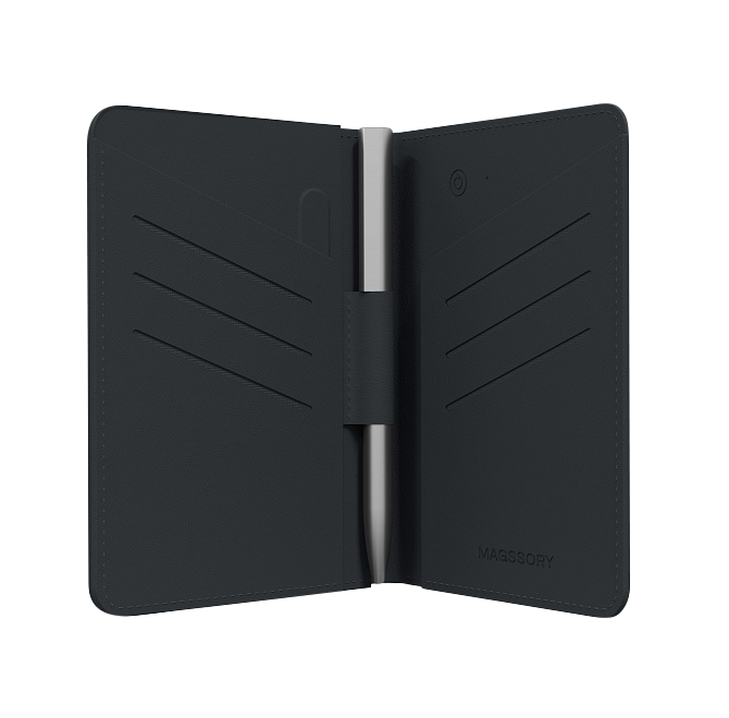 Обложка для паспорта Magssory Ultima Geo Passport Cover, с поддержкой Find My, Миднайт