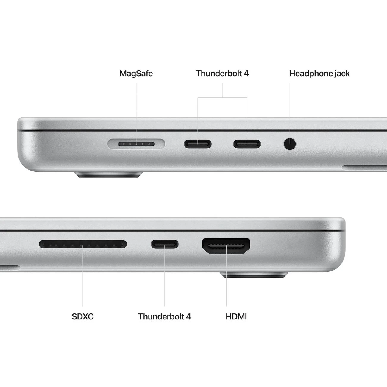 Ноутбук Apple MacBook Pro 16" (M2 Pro, 16 Gb, 1Tb SSD) Серебристый (MNWD3)