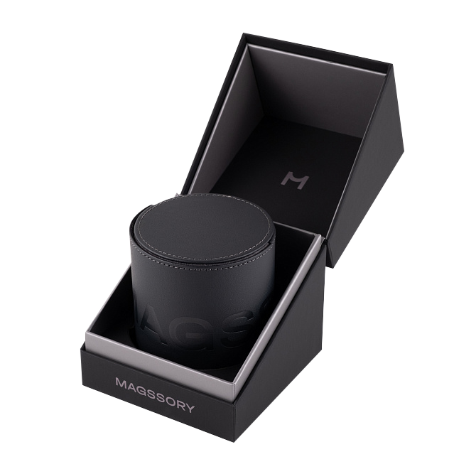 Складное беспроводное зарядное устройство Magssory Disc Signature Edition 3 в 1 для Apple, с магнитами, совместимое с MagSafe, полночь, Миднайт