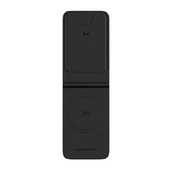 Кошелек-кардхолдер Magssory Geotag Magnetic Flip Wallet, совместимый с MagSafe и Find My, ACL003, миднайт, Миднайт