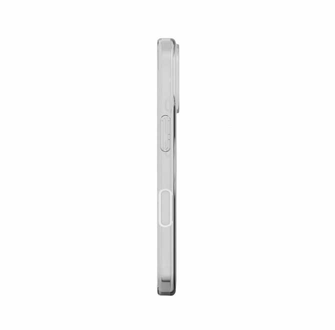 Чехол Magssory для iPhone 17, поликарбонат, с магнитами, с MagSafe, Прозрачный
