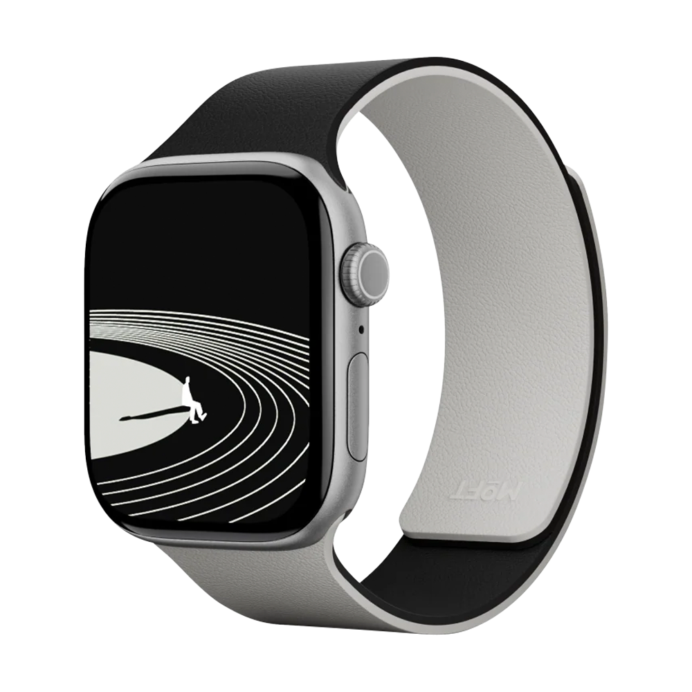 Ремешок MOFT Snap Duo Watch Band для Apple Watch чёрный+бежевый 40/41/42 мм