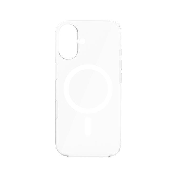 Чехол Magssory для iPhone 17, поликарбонат, с магнитами, с MagSafe, Прозрачный