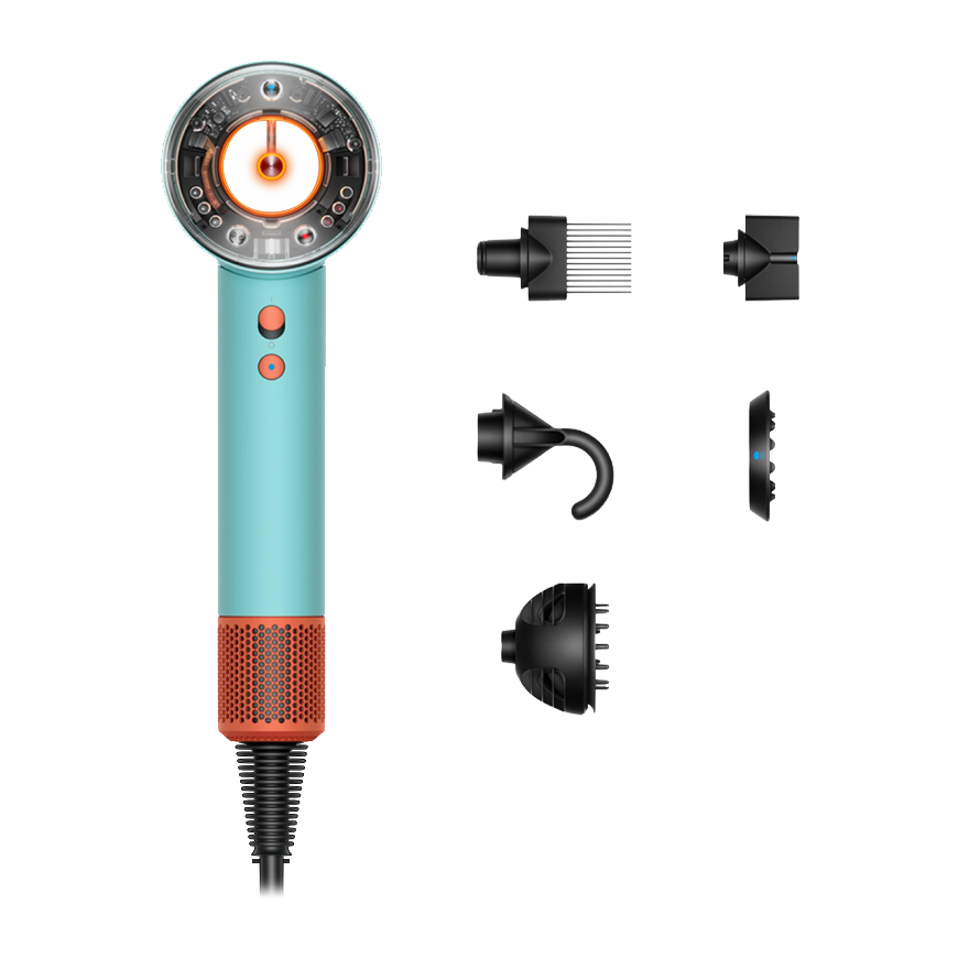 Фен Dyson HD16 Supersonic Nural Hair Dryer Curly+Coily (Ceramic Patina/Topaz Orange) (2023)