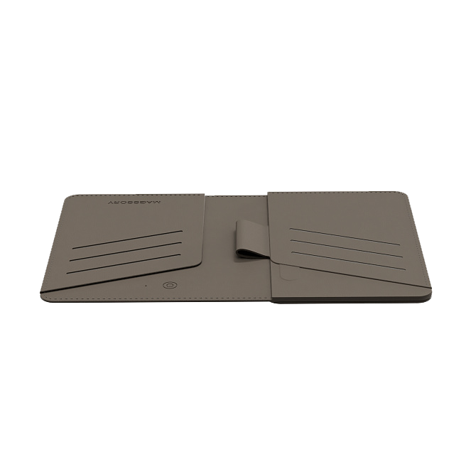 Обложка для паспорта Magssory Ultima Geo Passport Cover, с поддержкой Find My, Латте