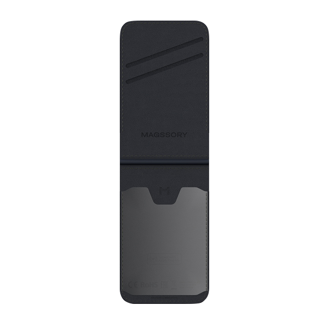 Кошелек-кардхолдер Magssory Geotag Magnetic Flip Wallet, совместимый с MagSafe и Find My, ACL003, синий, Синий