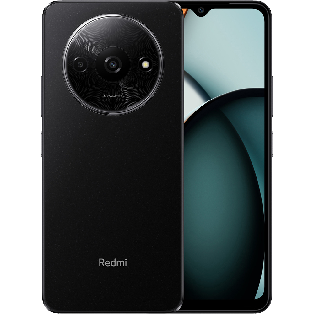 Смартфон Xiaomi Redmi A3 3 ГБ + 64 ГБ («Полночный чёрный» | Midnight Black) (версия Global)