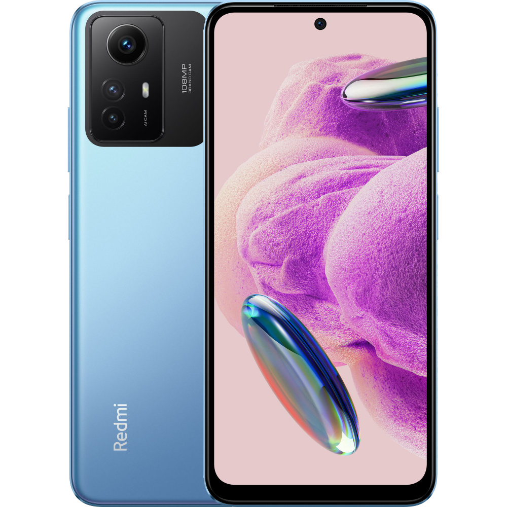 Смартфон Xiaomi Redmi Note 12S 4G 6 ГБ + 128 ГБ («Синий лёд» | Ice Blue)