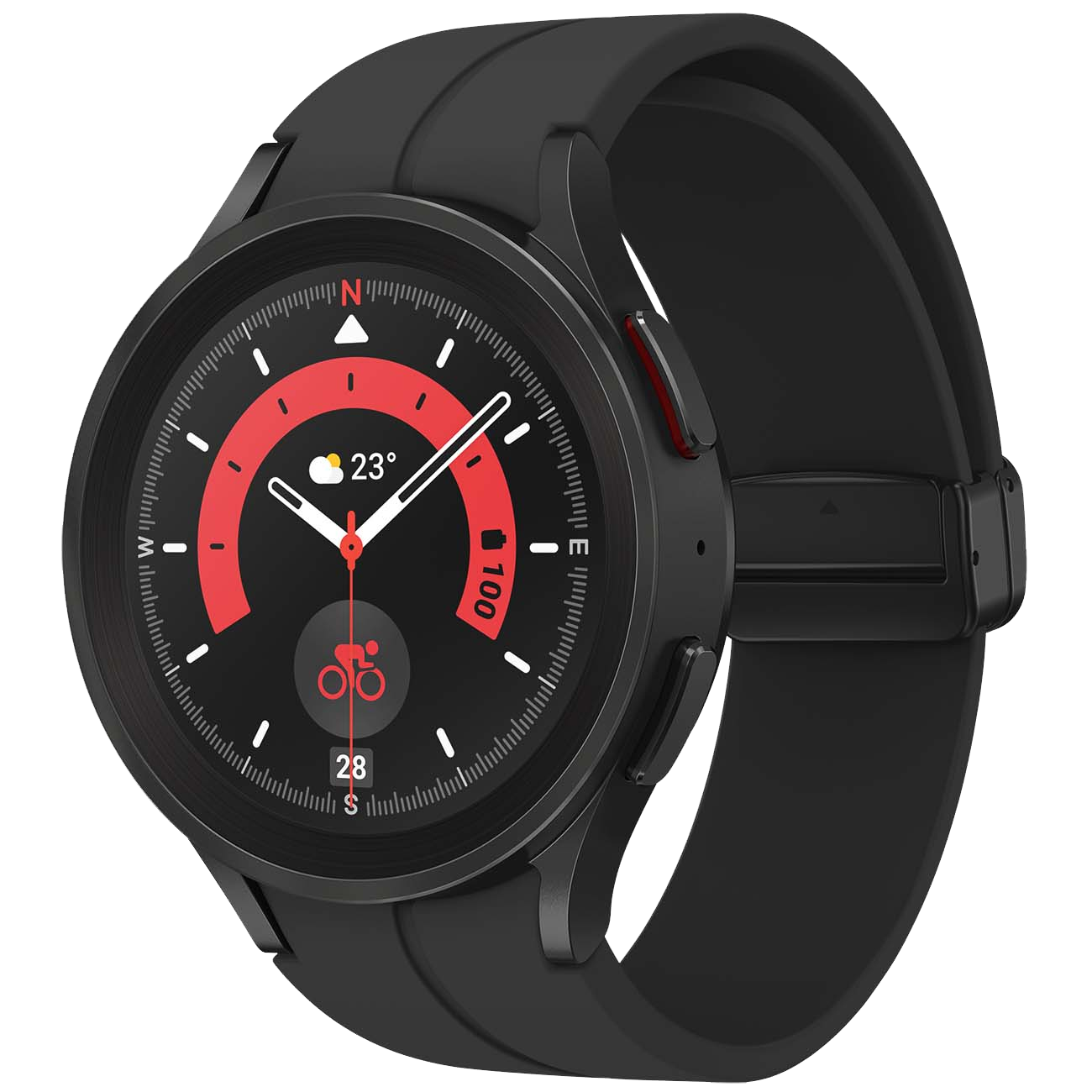 Умные часы Samsung Galaxy Watch 5 PRO 45mm (Чёрный титан)
