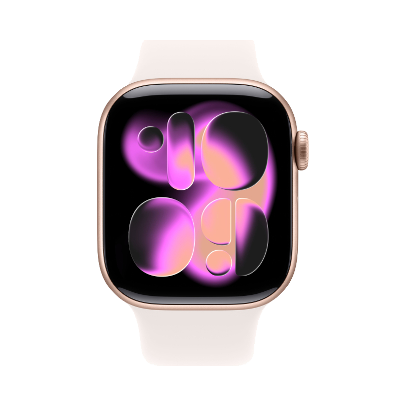 Apple Watch S11 46mm, Rose Gold, Aluminium Case, Sport Band, M/L