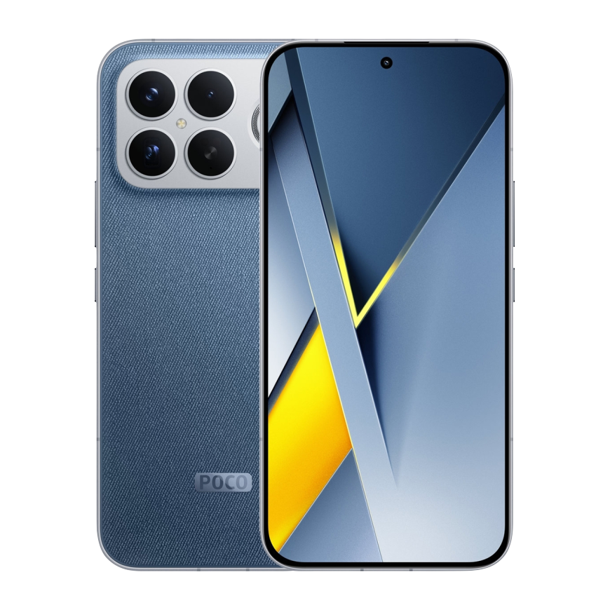 Смартфон Xiaomi POCO F8 Ultra 12 ГБ + 256 ГБ («Синий деним» | Denim Blue) (версия Global)